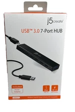 j5create JUH377 7-Port USB 3.0 Hub  multiport adapter USB accessories