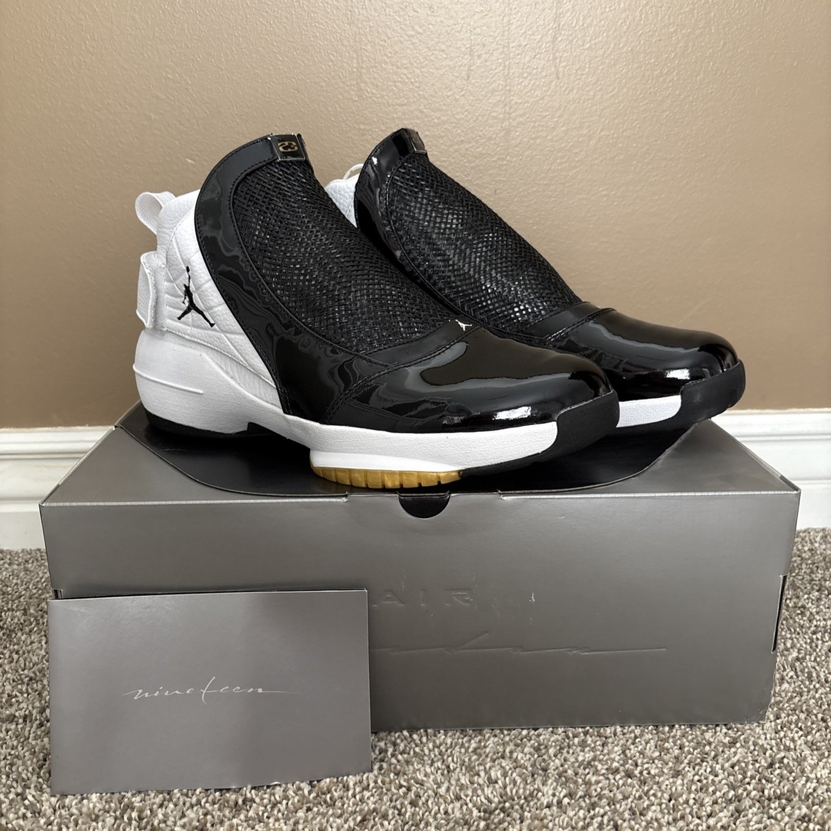 Jordan バスケットボールシューズ ブラック/ホワイト/ゴールド 26.0㌢ Size 11 - Air Jordan 19 OG West Coast for sale online | eBay