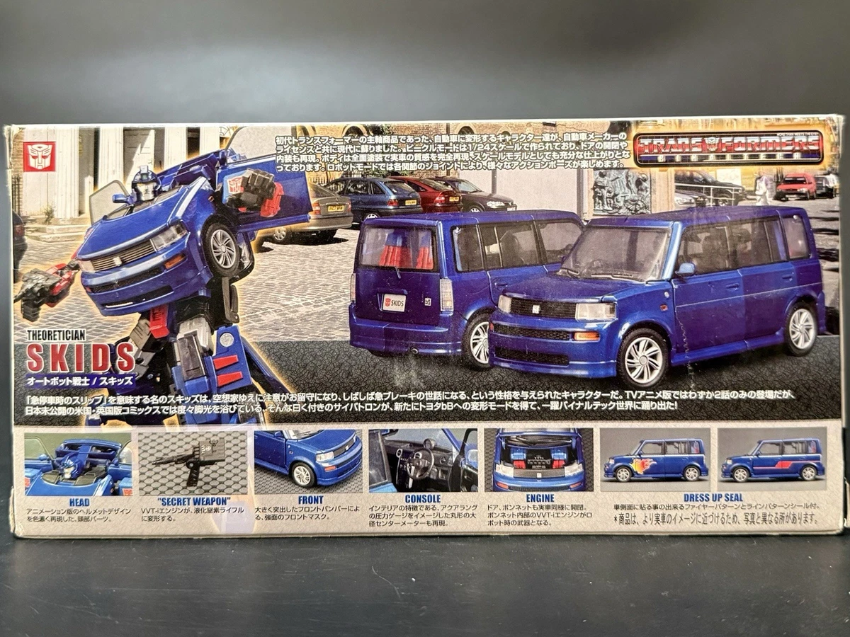 Takara Tomy Transformers Binaltech BT-16 Toyota Scion bB Skids NEW & MiSB!