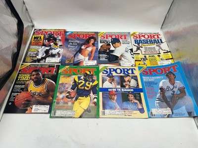 Sport Magazine Lot 8 Issues 1984-1992 Magic Johnson Orel Hershiser Swimsuit