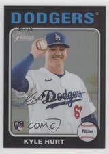 2024 Topps Heritage High Number Chrome Black Border /75 Kyle Hurt #609 0hw6