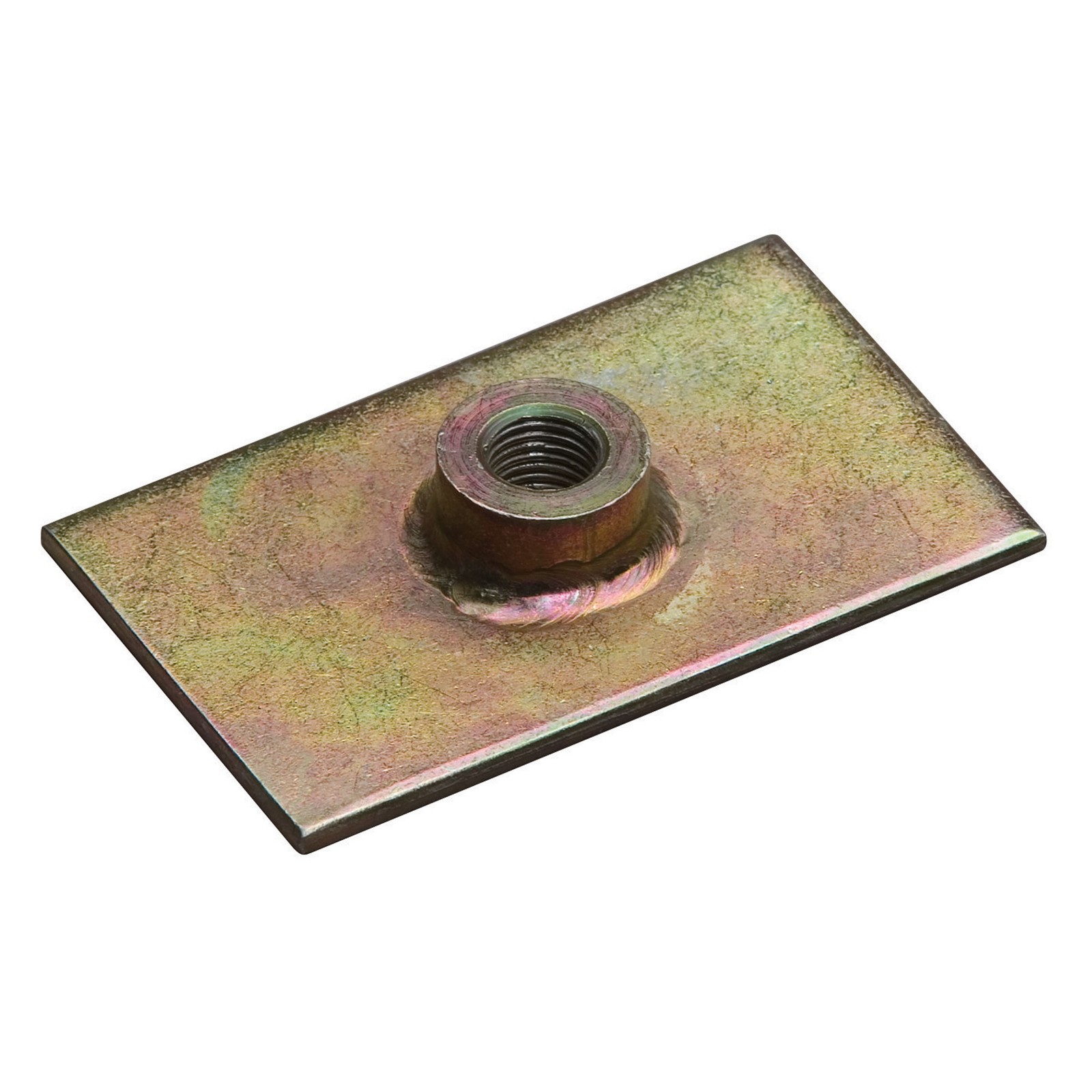 OMP Weld In Eye Motorsport Harness Bolt Plate (7/16'' Threaded Hole - 80 x 50mm) - Image 2