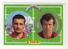 figurina CALCIO BIGLIE 97 PANINI NEW numero 96 SARTOR - SAVICEVIC