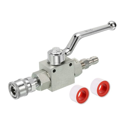 #ad High Pressure Washer Ball Valve Kit Steel Washer Hose w Tapes 1 4quot; $40.02