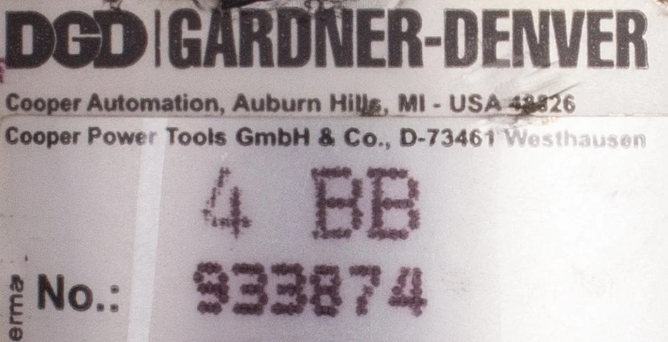 4BB 933874 GARDNER DENVER - Reconditionné - Garantie 12 mois