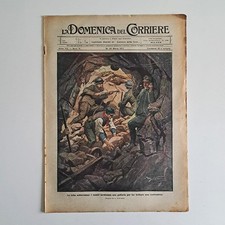 domenica del corriere 1917 n°11 ● GUERRA MONDIALE lotta sotterranea