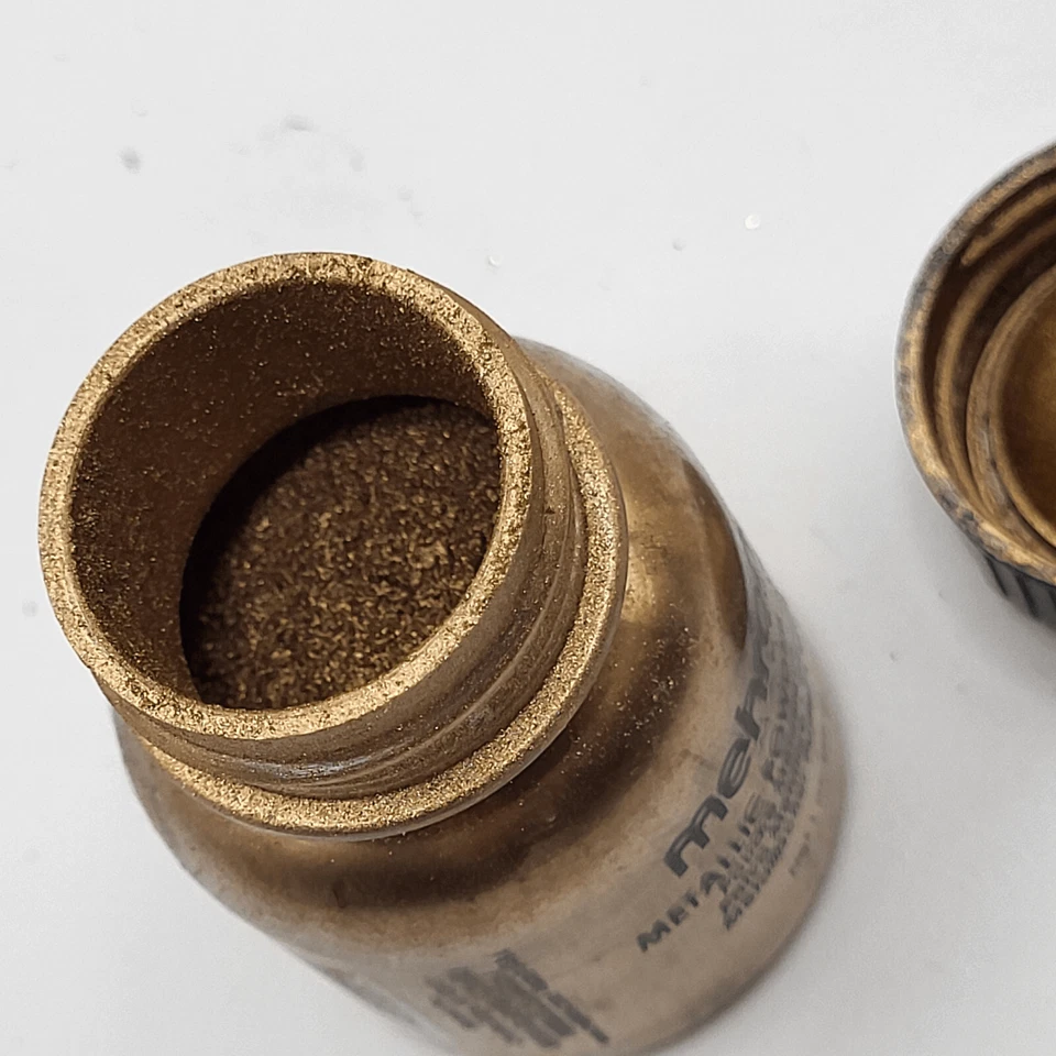 Polvo metálico Mehron Gold 1 oz Foto 3 de 4