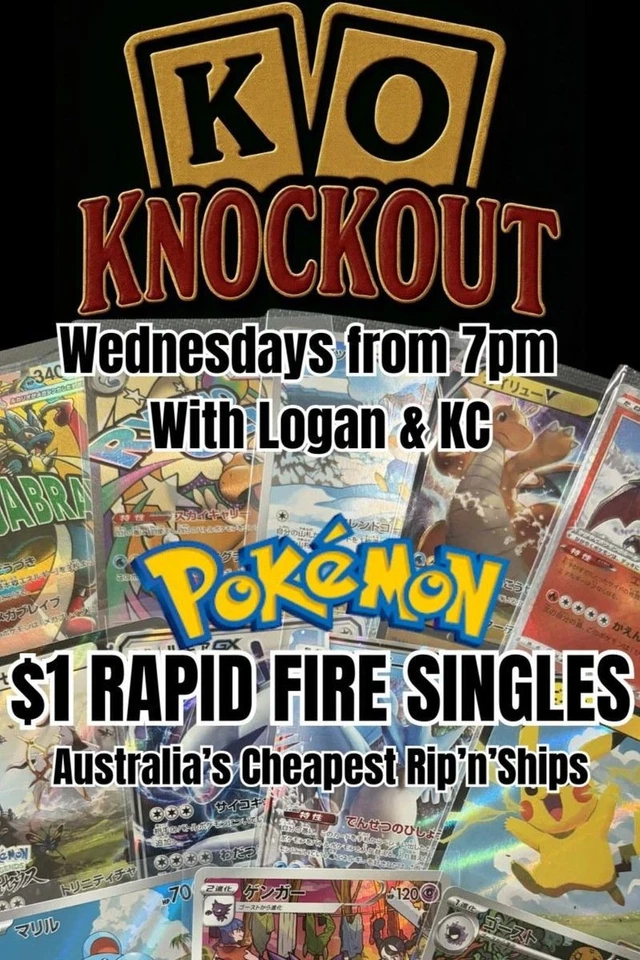 RAPID FIRE $1 AUCTIONS ON POKEMON SINGLES!
