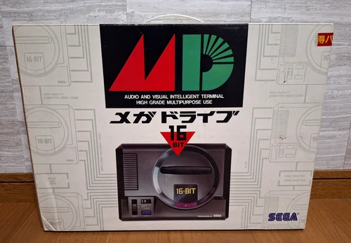 Sega Mega Drive FIRST RUN BOX Japan *NEAR MINT CONDITION FOR COLLECTION*