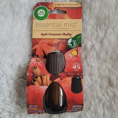 Air Wick Essential Mist Apple & Cinnamon Medley Fragrance Limited Edition 