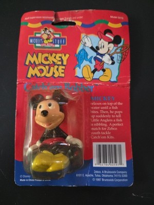 Vintage Zebco 1997 Mickey's Stuff Mickey Mouse Catch' Em Bobber NIP