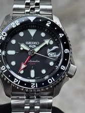 5.Seiko 5 Sports ‘Black Grape’ GMT SKX Re-Interpretation SSK001K1