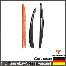 Heckwischerarm Scheibenwischer Hinten Set Passend für Dacia Sandero BJ.2008-2012