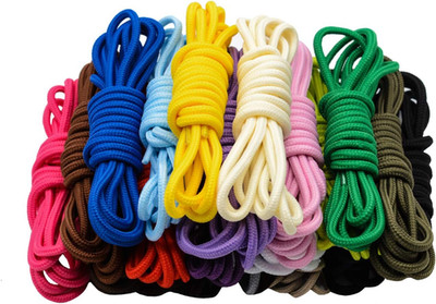 20 Pairs round Shoelaces Assorted Colored 5Mm Width Shoe Laces Strings for Sneak