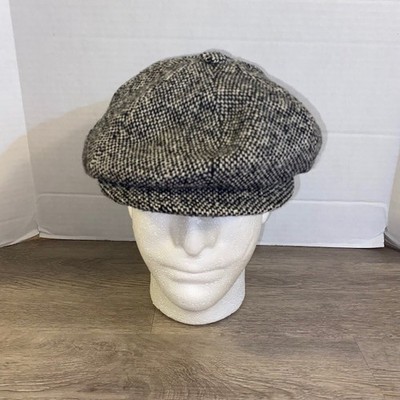 Bailey of Hollywood Poet Flat Cap Hat Size Medium Newsboy Wool Blend