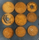 Australia Bronze Coin Mixed Lot - 1956 Penny, 1942 Florin, 1943 Half Penny — photo 1