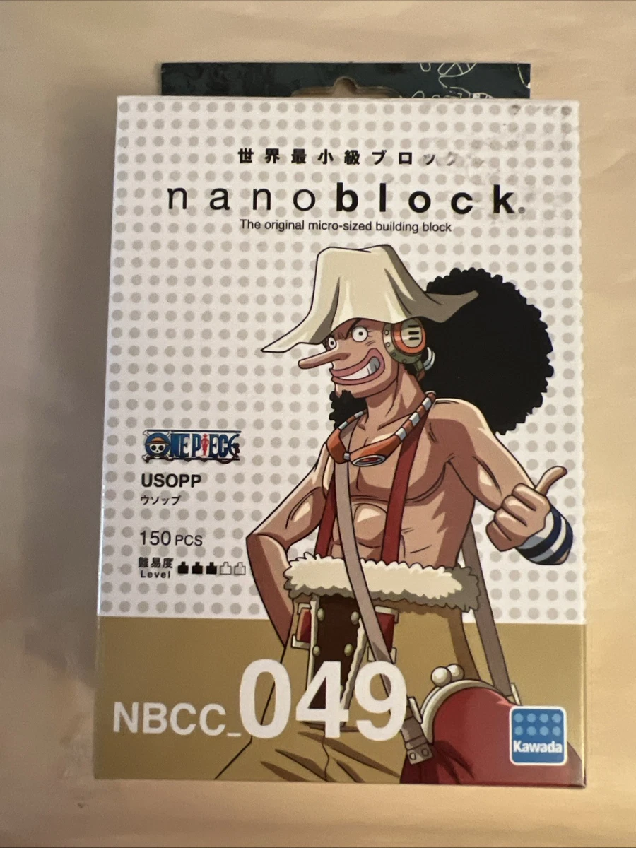 Nanoblock One Piece Usopp: Il Tiratore Di Cappello Di Paglia In Miniatura! Set Di Costruzione Creativo
