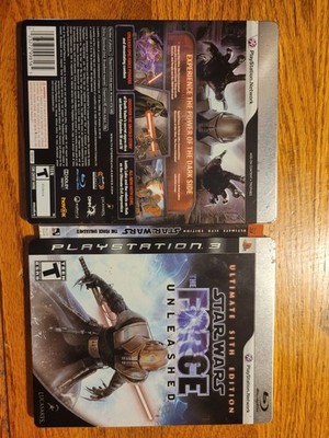 Star Wars The Force Unleashed Ultimate Sith Edition Steel Book ONLY