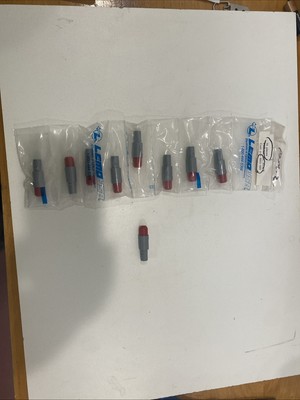 (9) LEMO PAG.M0.6GL.AC52R. lot Of(9) electronic connectors..B74