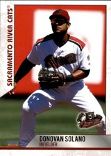 2019 Sacramento River Cats Choice #19 Donovan Solano Colombia - NM Baseball Card