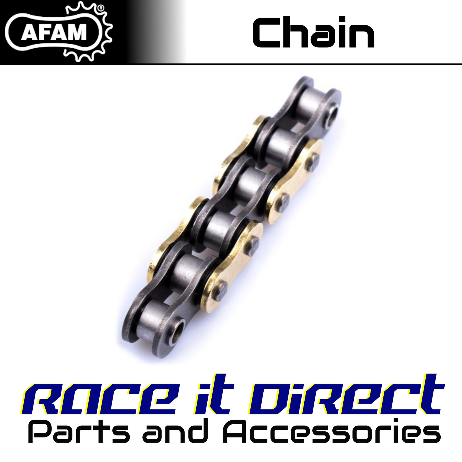Chain for HUSQVARNA TE 450 2002-2010 XRR3 Gold AFAM