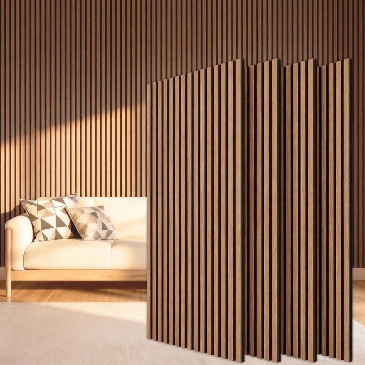 Wood Wall Panels for Wall, 4 Pack 47.2