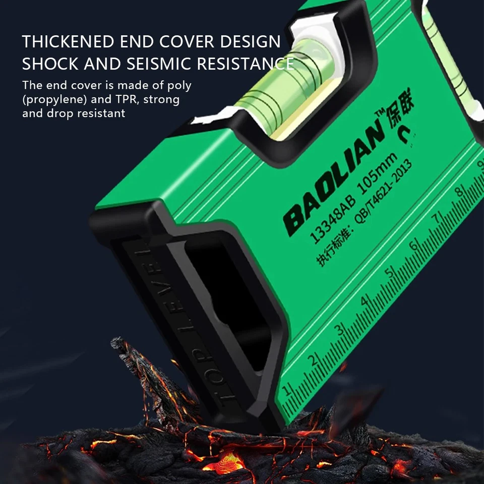 High Precision Level Ruler Spirit Bubble Level Gauge Horizontal Measure - Image 2 of 4