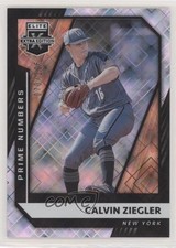 2021 Panini Elite Extra Edition Prime Numbers A 70/205 Calvin Ziegler #46 0c6