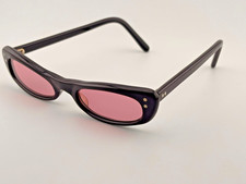 VINTAGE SWANK SLEEK SMALL MIDCENTURY SUNGLASSES 1960'S MADE IN FRANCE