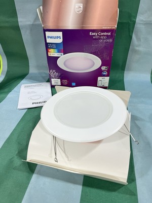Philips 555623 LED Color Changing Smart Downlight by WiZ| NEW! Box Torn a little