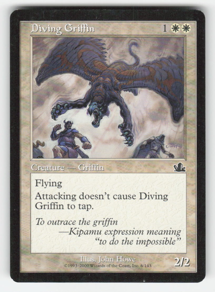 2000 Diving Griffin Prophecy 6 MTG