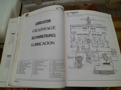   ORIGINAL HONDA CBX 1000 WERK WERKSTATTHANDBUCH GB F D E TEXT VERSANDKOSTENFREI  