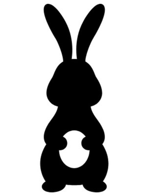 Osterhase Vinyl Aufkleber Sticker