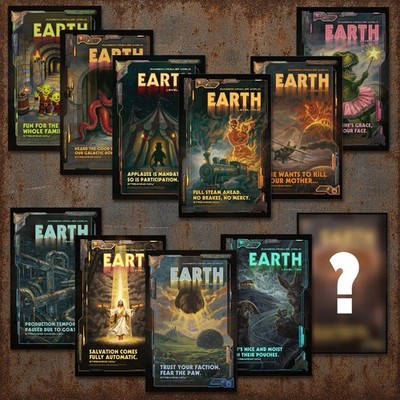 Dungeon Crawler Carl FULL SET Of 11 Level Mini Illustrations By Lit Escalates