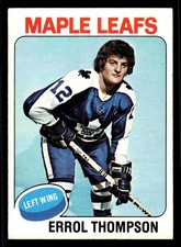 1975-76 Topps Errol Thompson #114 - Toronto Maple Leafs