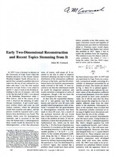NOBEL PRIZE 1979 PHYSICIST Allan McLeod Cormack autograph, scientific article si