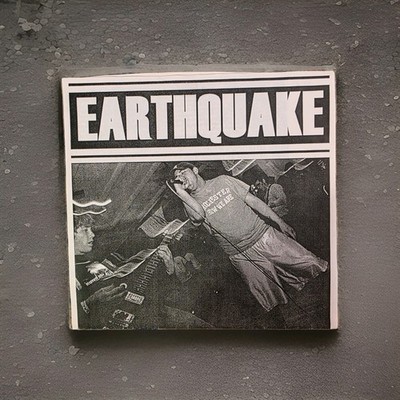 Earthquake   Self Titled 7  White Vinyl 2005 Triple Attack Records Hardcore Punk
