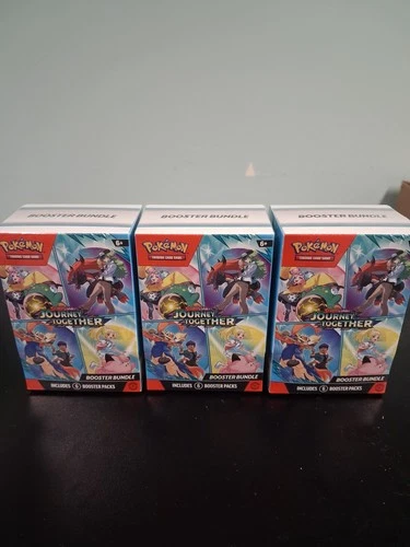 3x Journey Together Booster Bundle Pokemon TCG - Factory Sealed Scarlet Violet