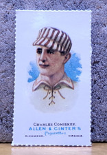 BASEBALL CARD 1977 RETRO REPRINT ALLEN & GINTER CHARLES COMISKEY ST. LOUIS BROWN
