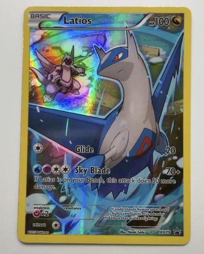 Pokémon Latios XY79 Full Art Holo Black Star Promo 2015 Lightly Played LP