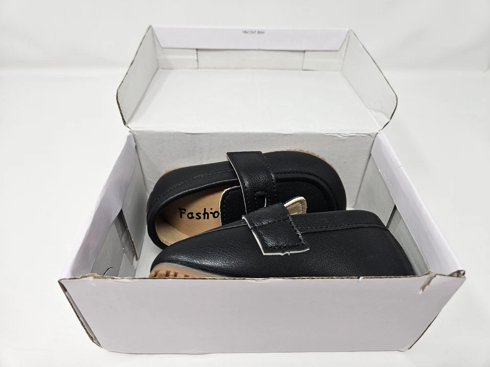 ZAPATOS DE BEBÉ FASHON ZAPATOS INTELIGENTES NEGROS TALLA EURO 21 Foto 2 de 4
