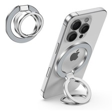 Magnetic Phone Grip Holder for MagSafe Kickstand Gym Phone Grip Stand Dual-Si...