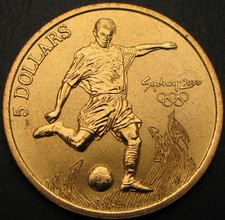 AUSTRALIA 5 Dollars 2000 - Sydney Olympics - aUNC - 677 ¤