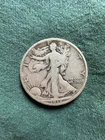 1918 D 50C Walking Liberty Half Dollar 90% Silver!