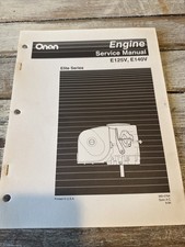 ONAN E125V E140V Engine Repair Shop Service Manual overhaul owner book Guide OEM