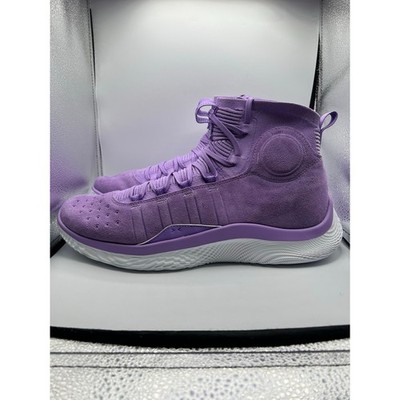 Under Armour Curry 4 Flotro Vivid Lilac Basketball Shoes size 16