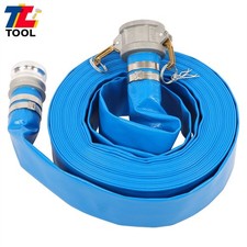 2" ID 50 ft Backwash Hose for Swimming Pools PVC Water Lay Flat Discharge Hose