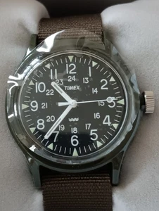 Timex montre TW2P88400 Campeur Vietnam original 36mm Bracelet en nylon Khaki Nouveau