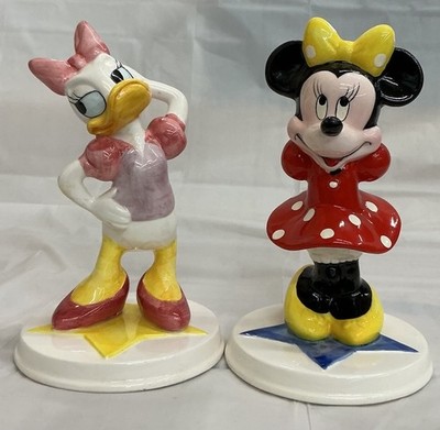 SCHMID DAISEY AND MINNIE FIGURINES.