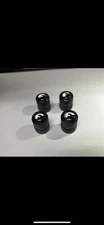 Forgiato Valve stem caps set of 4 Aluminum cap black finish